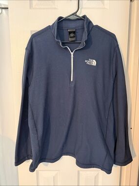 The North Face Navy Half-Zip Fleece Pullover
